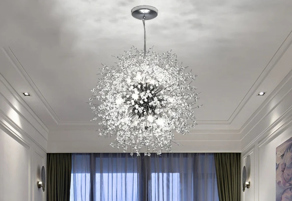 Transform Your Dining Room with Globe Chandelier Crystal
