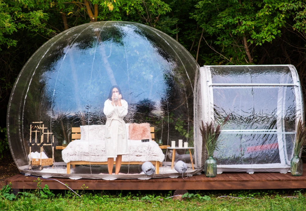 Experience Nature&#039;s Beauty with an Inflatable Crystal Bubble Tent