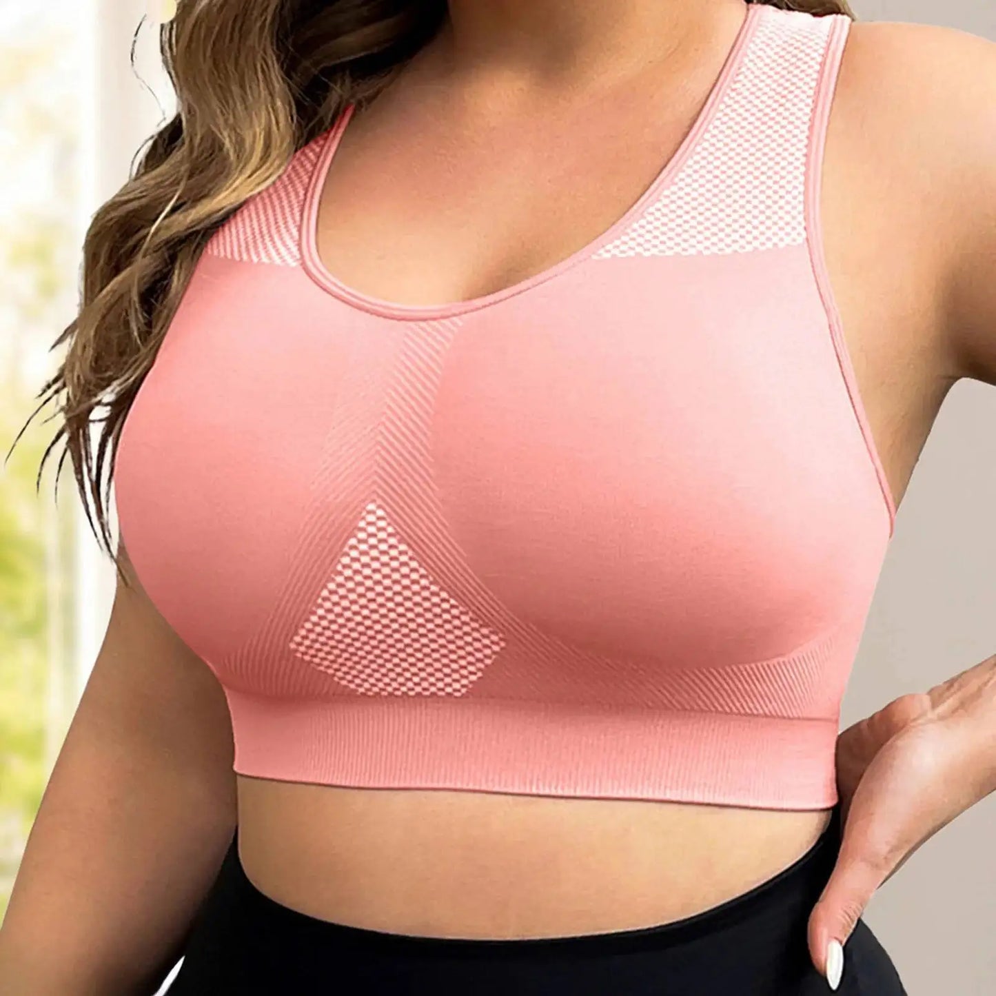 AYSOSE MotionEase™ CurveFlex Plus Sports Bra (L–3XL)