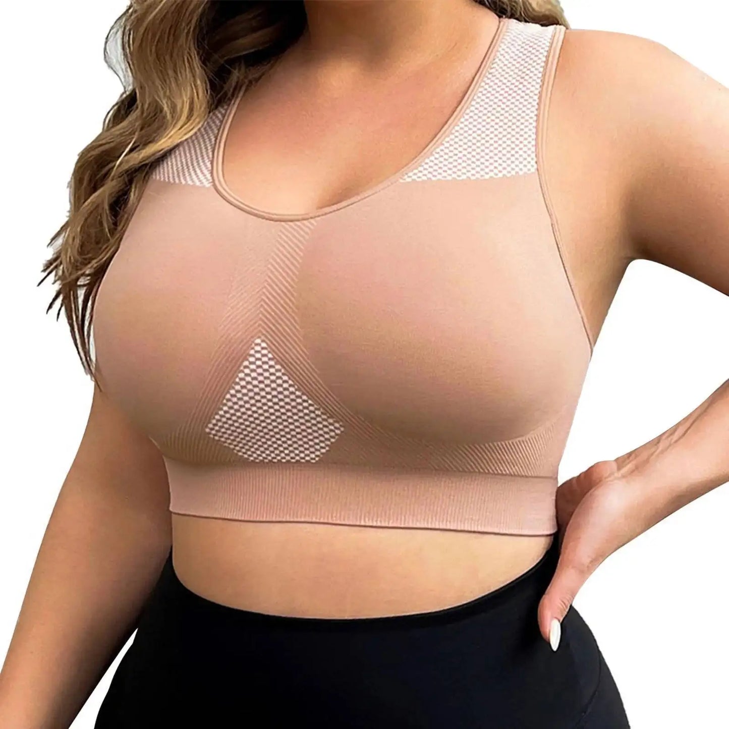 AYSOSE MotionEase™ CurveFlex Plus Sports Bra (L–3XL)