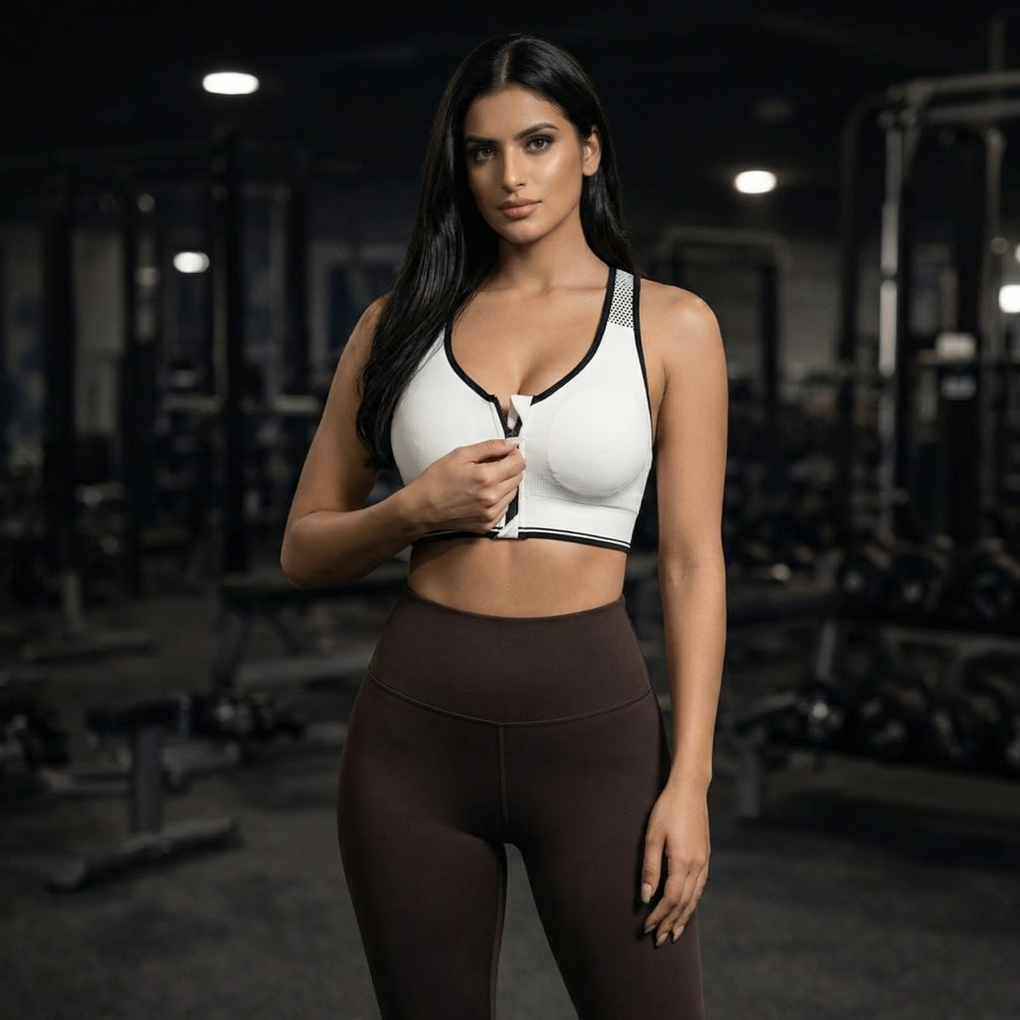 AYSOSE MotionEase™ FrontZip High-Impact Sports Bra
