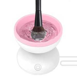 Fast and Efficient USB-Charged Electric Makeup Brush Cleaner and Dryer