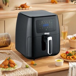 1700W Smart Touch Screen Air Fryer - Large Capacity Multifunction Cooking Pot
