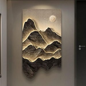 Illuminate Your Space with Modern Landscape Luminous LED Wall Hanging Lamp