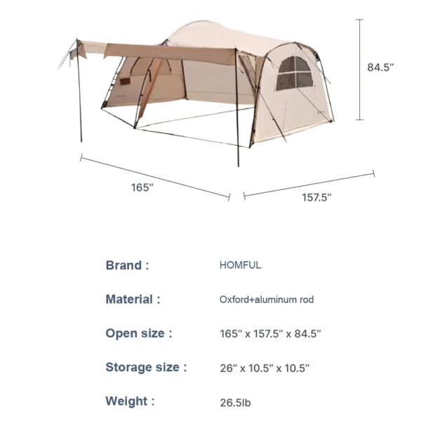 Living Room Outdoor Family Shelter Tent - Image 6