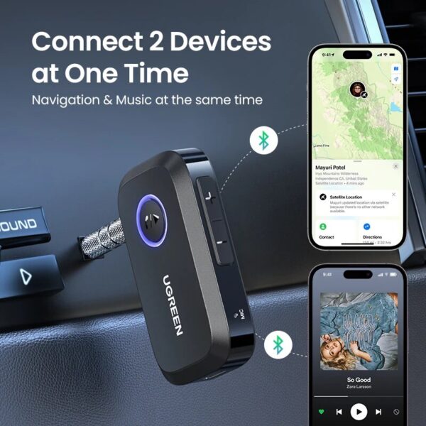 Wireless Bluetooth Car Receiver Adapter: Enjoy Hands-Free Music & Calls - Image 5