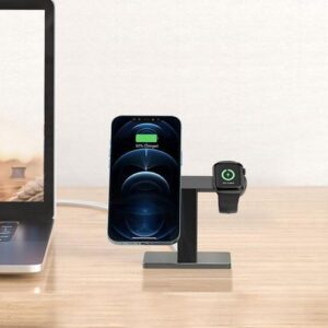 2 in 1 Wireless Charging Stand for iPhone 12 Series & Apple Watch