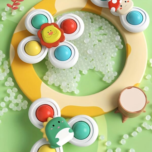 Colorful Suction Cup Spinner Toys - Image 2