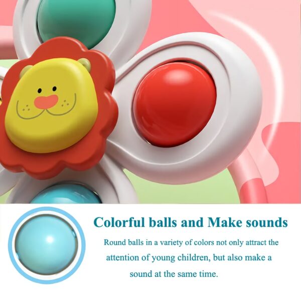 Colorful Suction Cup Spinner Toys - Image 6
