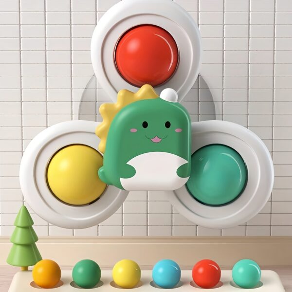 Colorful Suction Cup Spinner Toys - Image 7