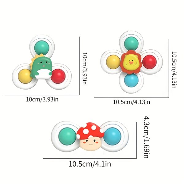 Colorful Suction Cup Spinner Toys - Image 8