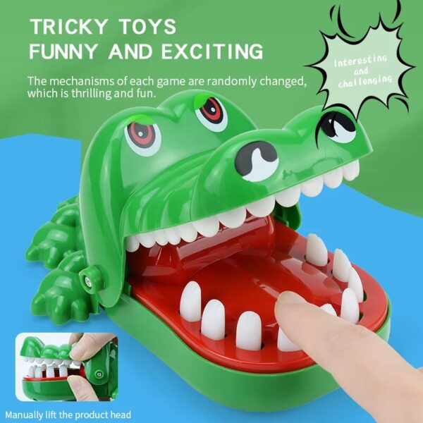 Crocodile Crunch Finger Biting Game: Fun Stress Relief for Kids & Adults - Image 3