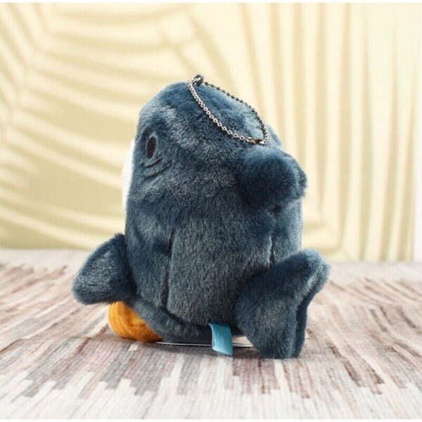 Charming Shark & Shrimp Cat Plush Keychain - Adorable Room and Bag Decor - Image 5