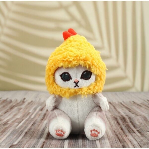 Charming Shark & Shrimp Cat Plush Keychain - Adorable Room and Bag Decor - Image 6