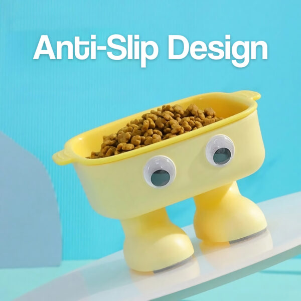 Adjustable Height Cat Feeder with Dual Bowls and Neck Protector - Image 5