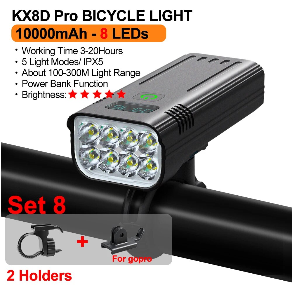 Set 8 - 10000mAh-8LEDs