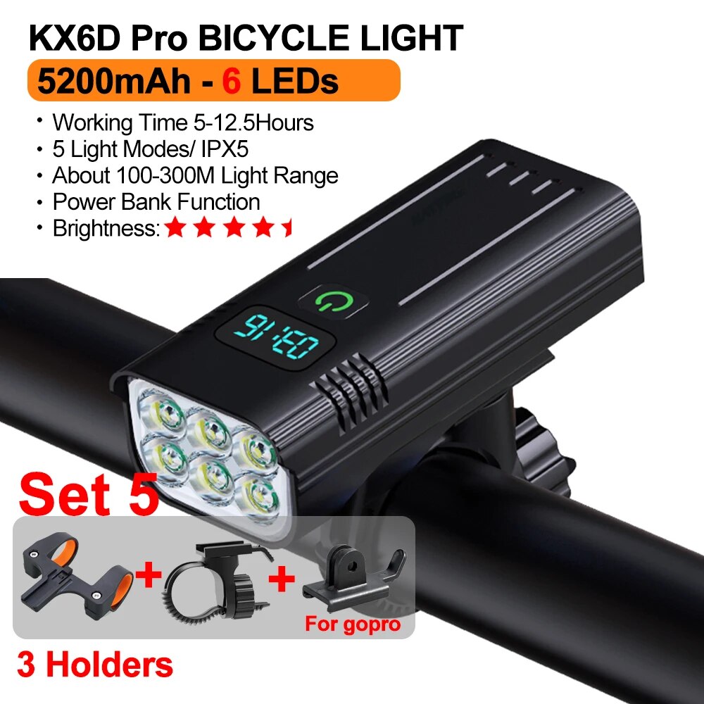 Set 5 - 5200mAh-6LEDs