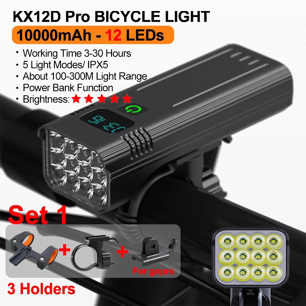 Set 1 - 10000mAh-12LEDs