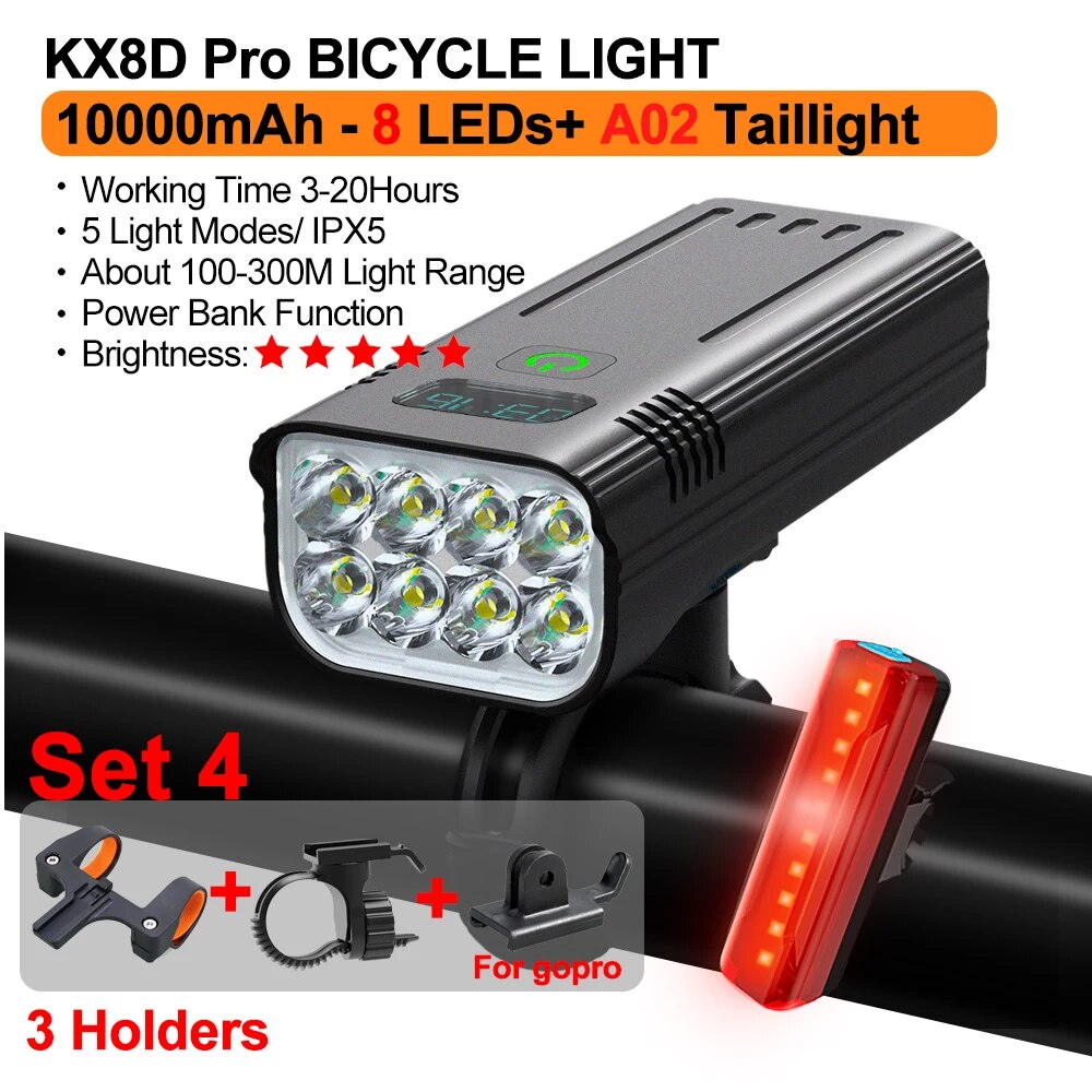Set 4 - 10000mAh-8LEDs