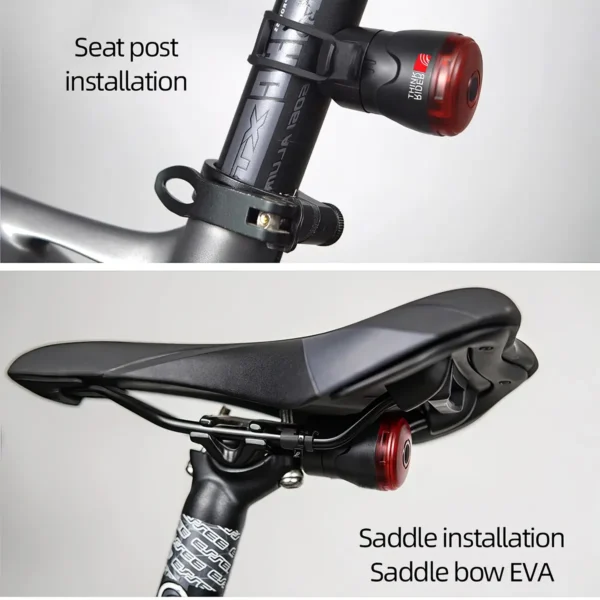Smart Auto Brake Cycling Taillight: Illuminate Your Ride with Safety and Style - Image 7