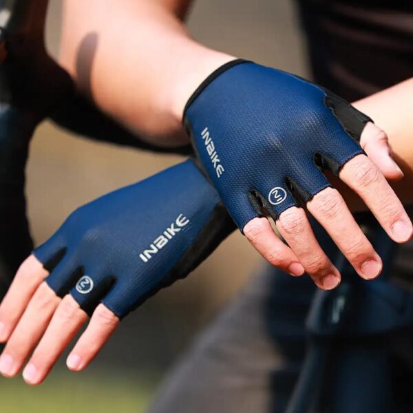 Shockproof Gel Pad Half Finger Cycling Gloves - Image 2