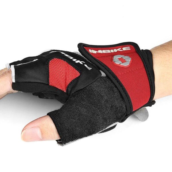 Shockproof Gel Pad Half Finger Cycling Gloves - Image 6
