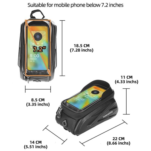 Waterproof Touchscreen Bike Bag: Ultimate Cycling Accessory - Image 4
