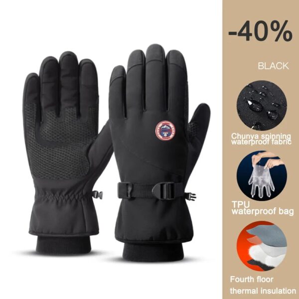 Winter Touch Screen Waterproof Gloves for Cycling, Skiing & Outdoor Sports - Image 8