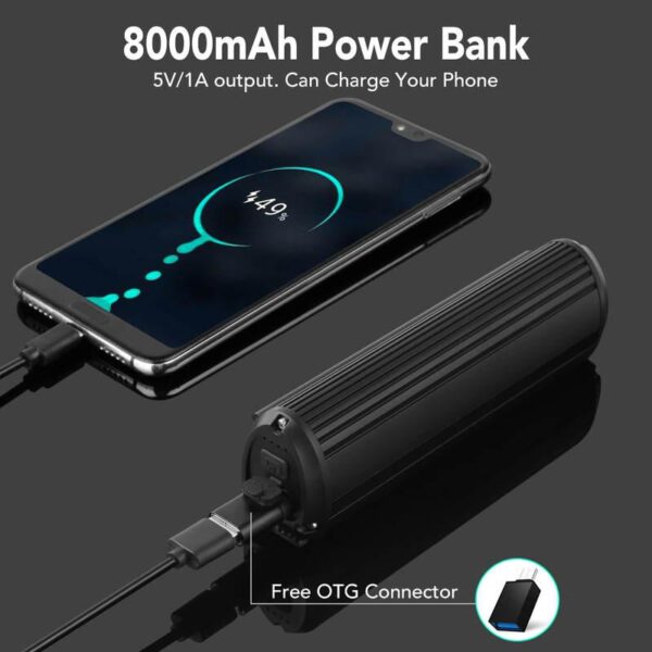 Ultra Bright 6000 Lumen Bike Light with Power Bank - Image 4