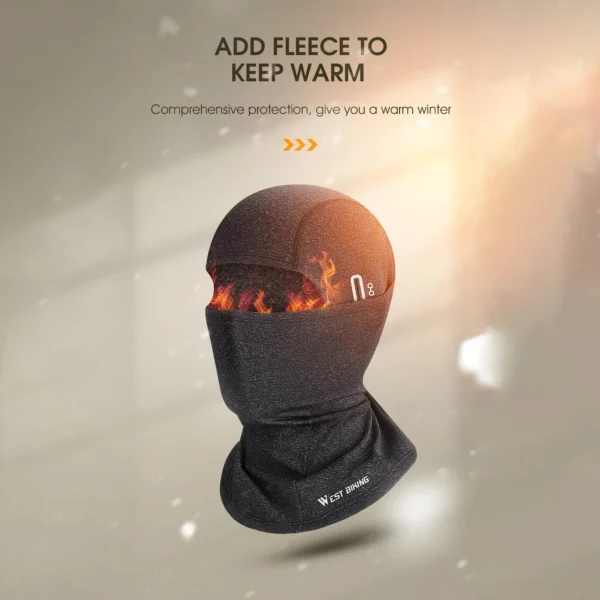 Summer and Winter Balaclava Cycling Cap - Breathable Full Face Cover for Outdoor Sports - Image 5