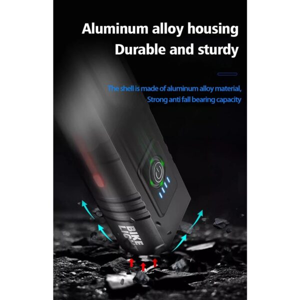 Ultra-Bright 1000LM LED Bike Light - USB Rechargeable High/Low Beam Cycling Flashlight - Image 6