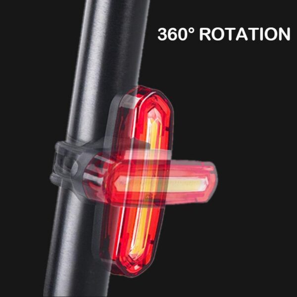 Ultra-Bright USB Rechargeable Bike Tail Light - Image 5