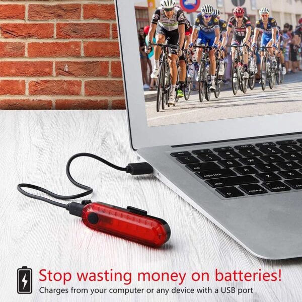 Rechargeable LED Bike Tail Light - Image 5