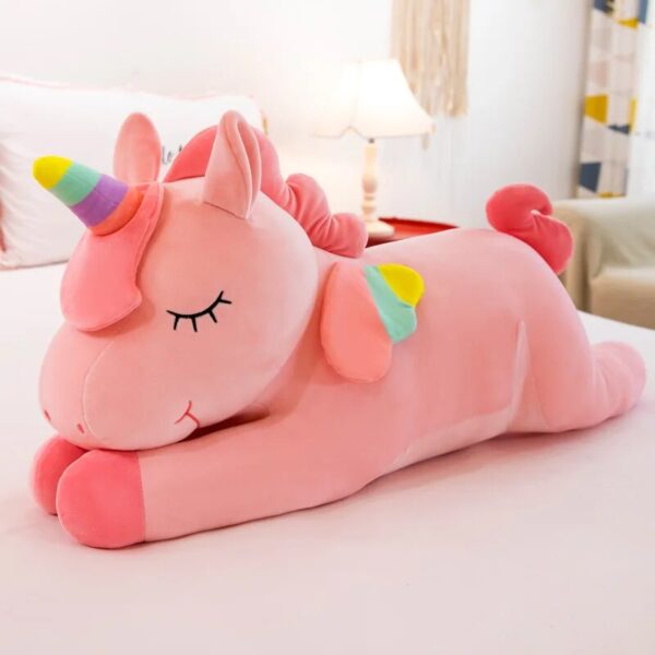 Adorable Cartoon Unicorn Plush Toy - Perfect for Magical Cuddles! - Image 5