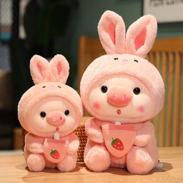 Kawaii Bubble Tea Animal Plush Toy - Adorable Home Decor Gift - Image 4