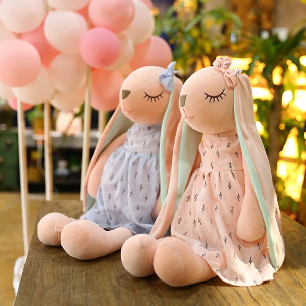 Adorable Plush Bunny Sleeping Toy for Babies | Kawaii Stuffed Animals - Image 3