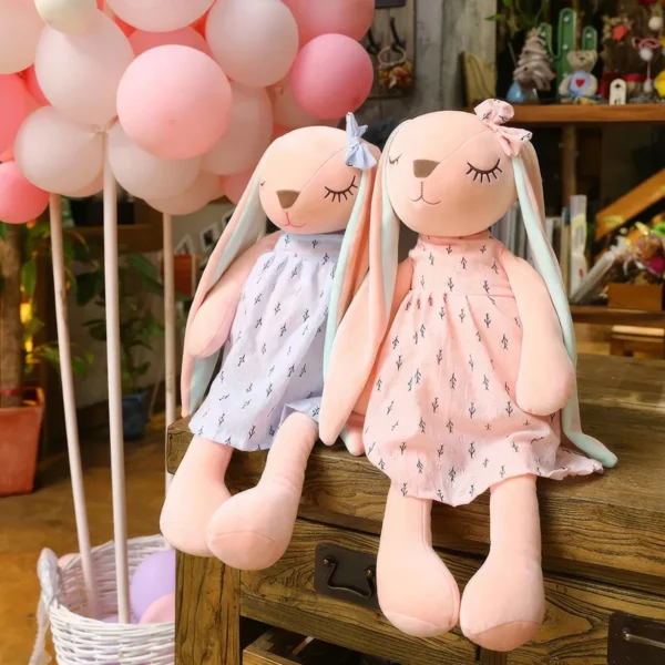 Adorable Plush Bunny Sleeping Toy for Babies | Kawaii Stuffed Animals - Image 4
