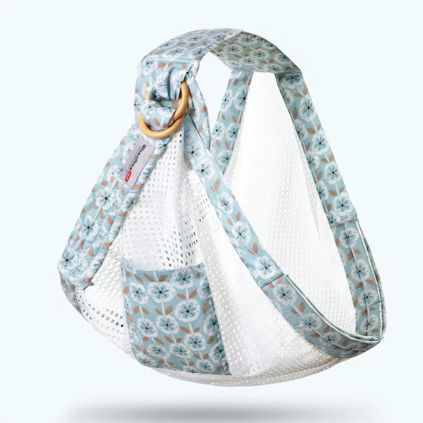 Breathable Baby Wrap Carrier: Dual-Use Sling & Nursing Cover - Image 6