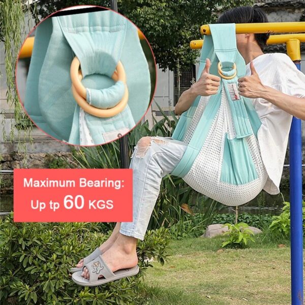 Breathable Baby Wrap Carrier: Dual-Use Sling & Nursing Cover - Image 4
