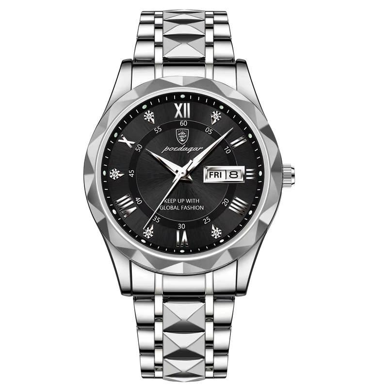 Silver/Black