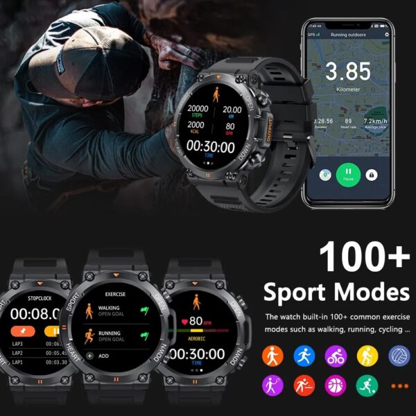 1.39" HD Touch Screen Smart Watch - Image 4
