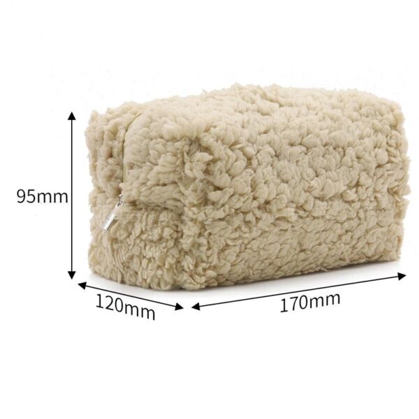 Luxurious Lambswool Multi-Use Cosmetic Bag - Image 7