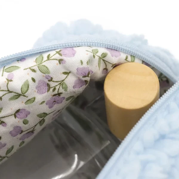 Luxurious Lambswool Multi-Use Cosmetic Bag - Image 6
