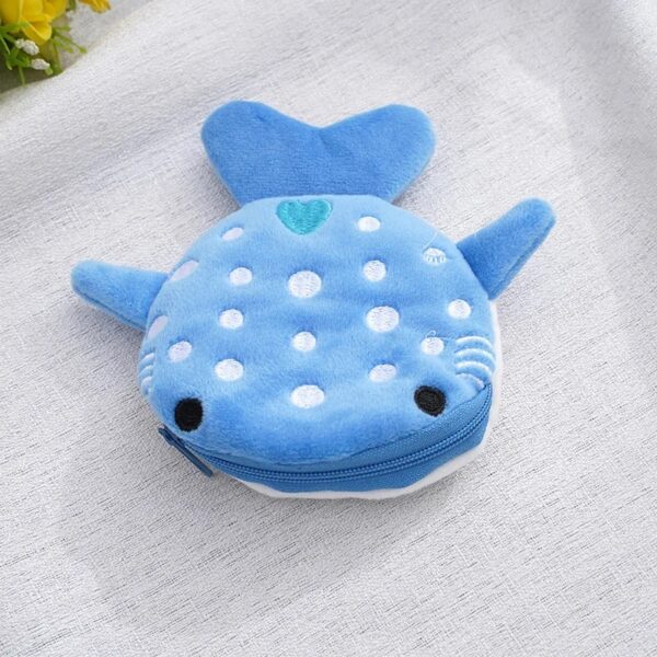 Kawaii Whale Shark Plush Coin Purse - Image 3