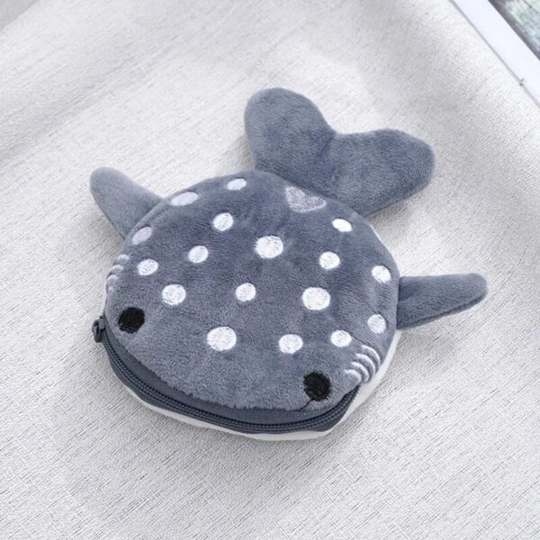 Kawaii Whale Shark Plush Coin Purse - Image 4