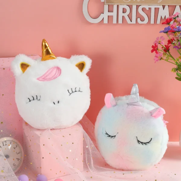 Magical Unicorn Plush Shoulder Bag for Fashionable Kids - Image 5